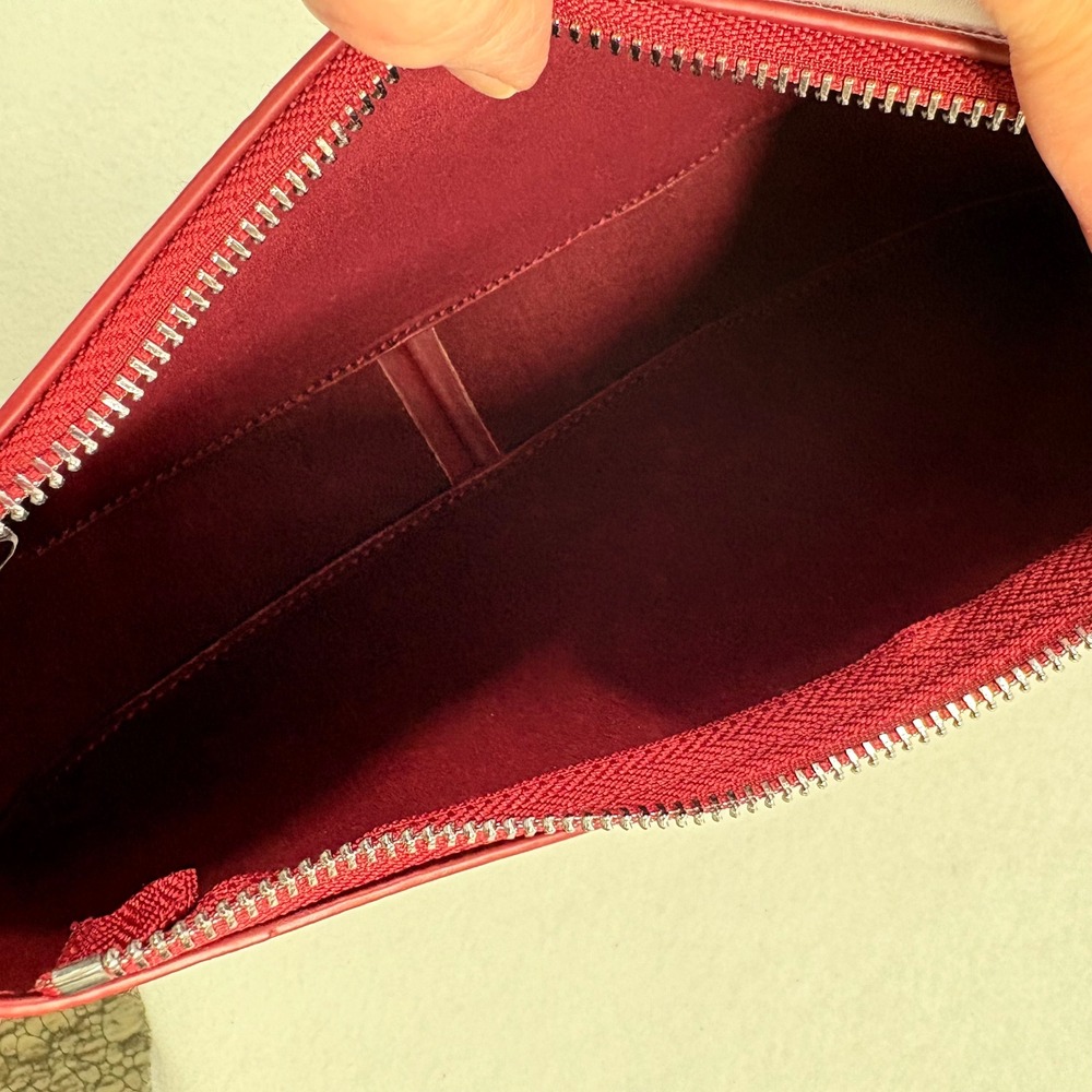 NWT $140 Bianco Willow Vegan Leather Asymmetrical Shoulder Bag Crescent Purse - Picture 9 of 12